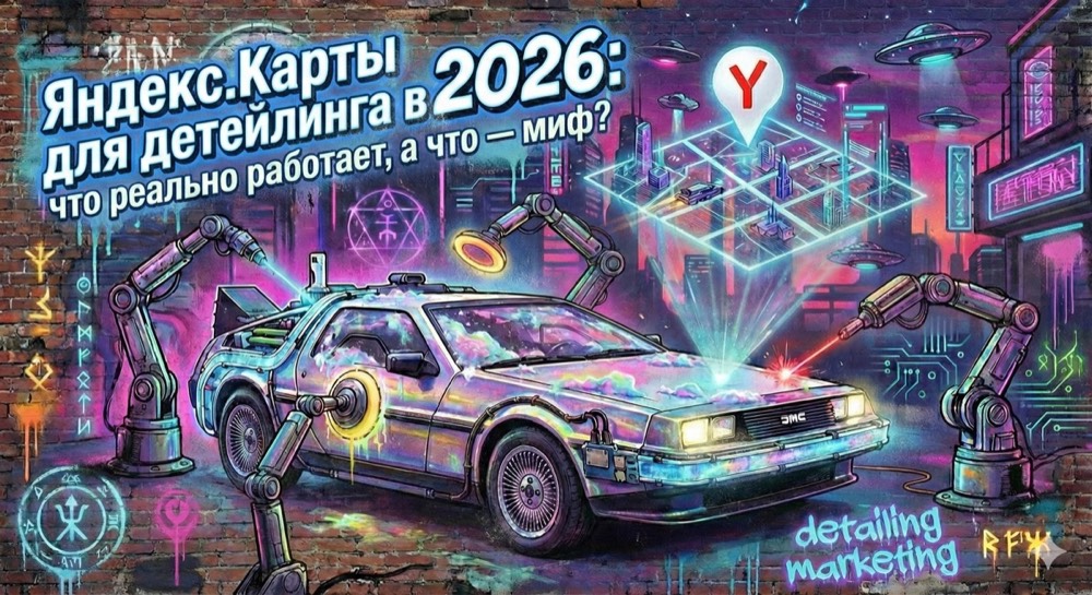 Яндекс.Карты для детейлинга в 2026: что реально работает, а что — миф